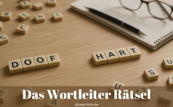 Scrabblesteine mit Doof und Hart