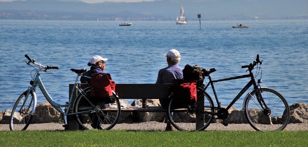 Rentner an der See