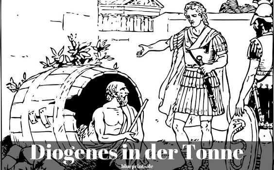 Diogenes in der Tonne