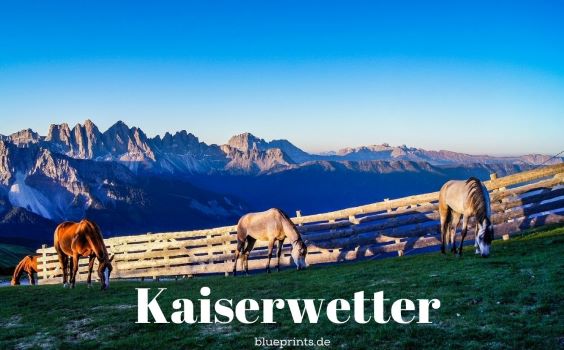 Kaiserwetter in Tirol