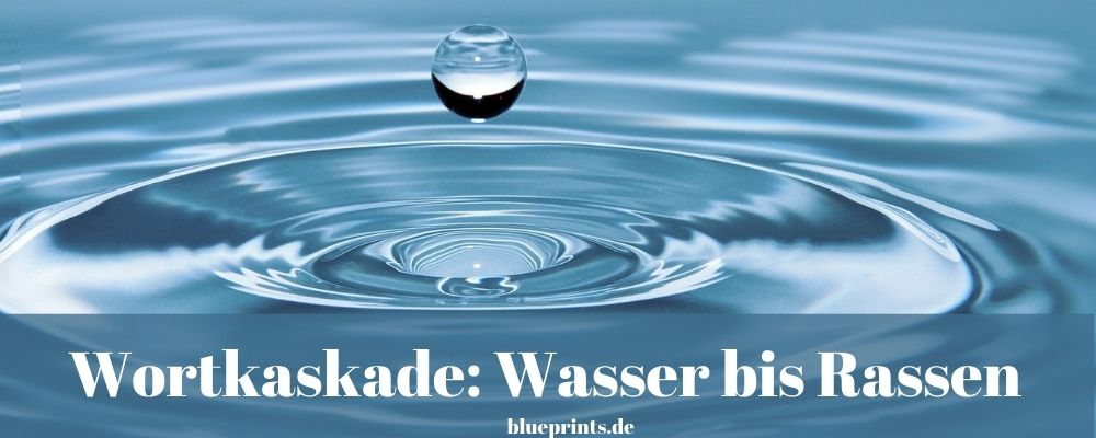 Aufgabe – Wortkaskade – Wasser bis Rassen