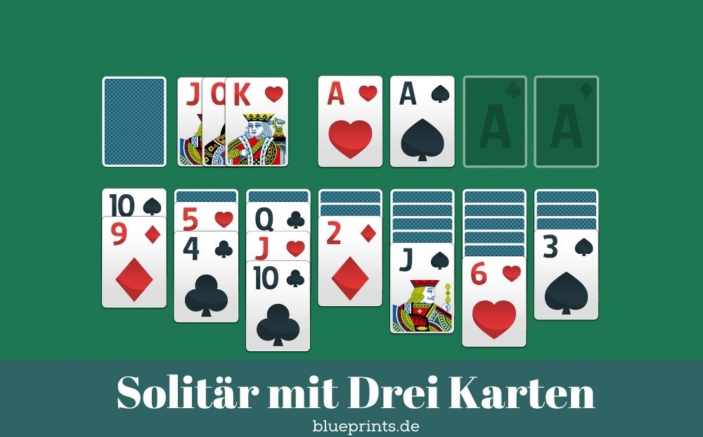 Solitär mit Drei Karten