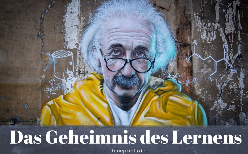 Bild von Einstein als Graffiti