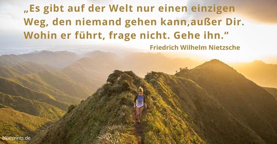 Zitat Nietzsche Weg