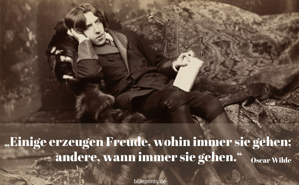 Oscar Wilde über Menschen und Freude